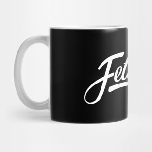 Fettuccine, funny baseball style italian pasta Mug